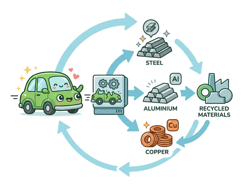 Environmentally responsible recycling